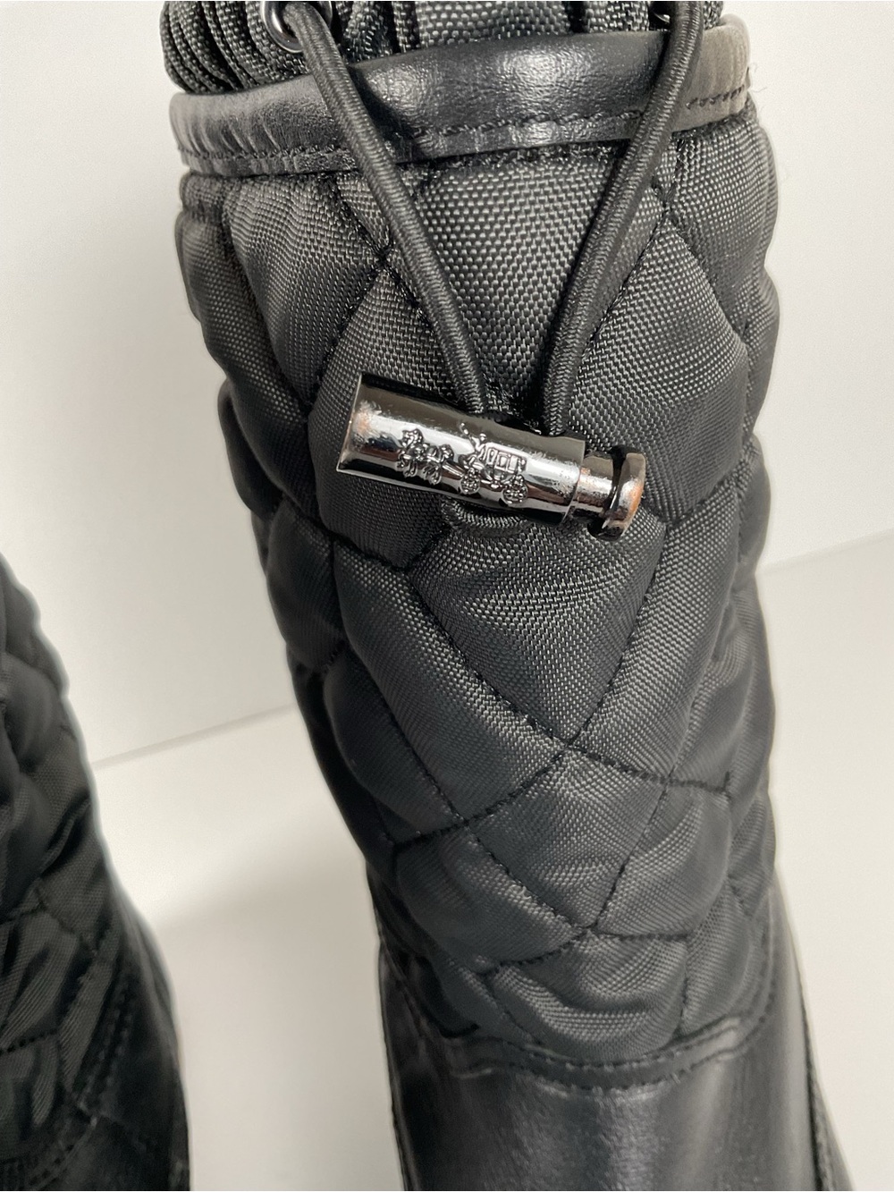 Coach Sparrow Quilted Winter Boots Black Size 8.5 - Picture 6 of 11